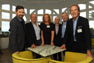 DBA Directors: Left to right, James Paget, Don McQueen, Debbie Frith, Frank, Guinn, Max Wright, Peter Eales.
